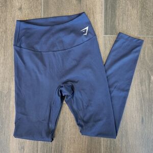 Gymshark Navy Blue Leggings, Medium